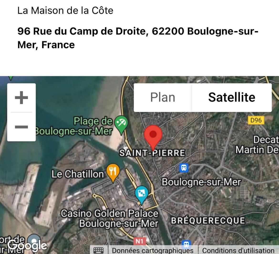 La Maison De La Cote Boulogne-sur-Mer Exterior photo